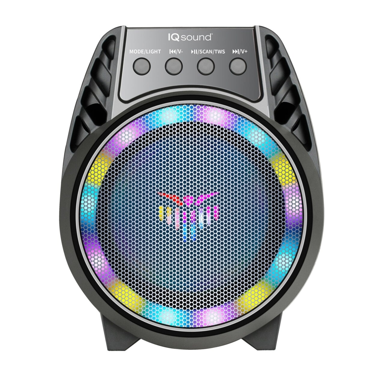 Supersonic 4" Bluetooth TWS Party Speaker w LED Lights and Multi-Connectivity (IQ-1804BT)